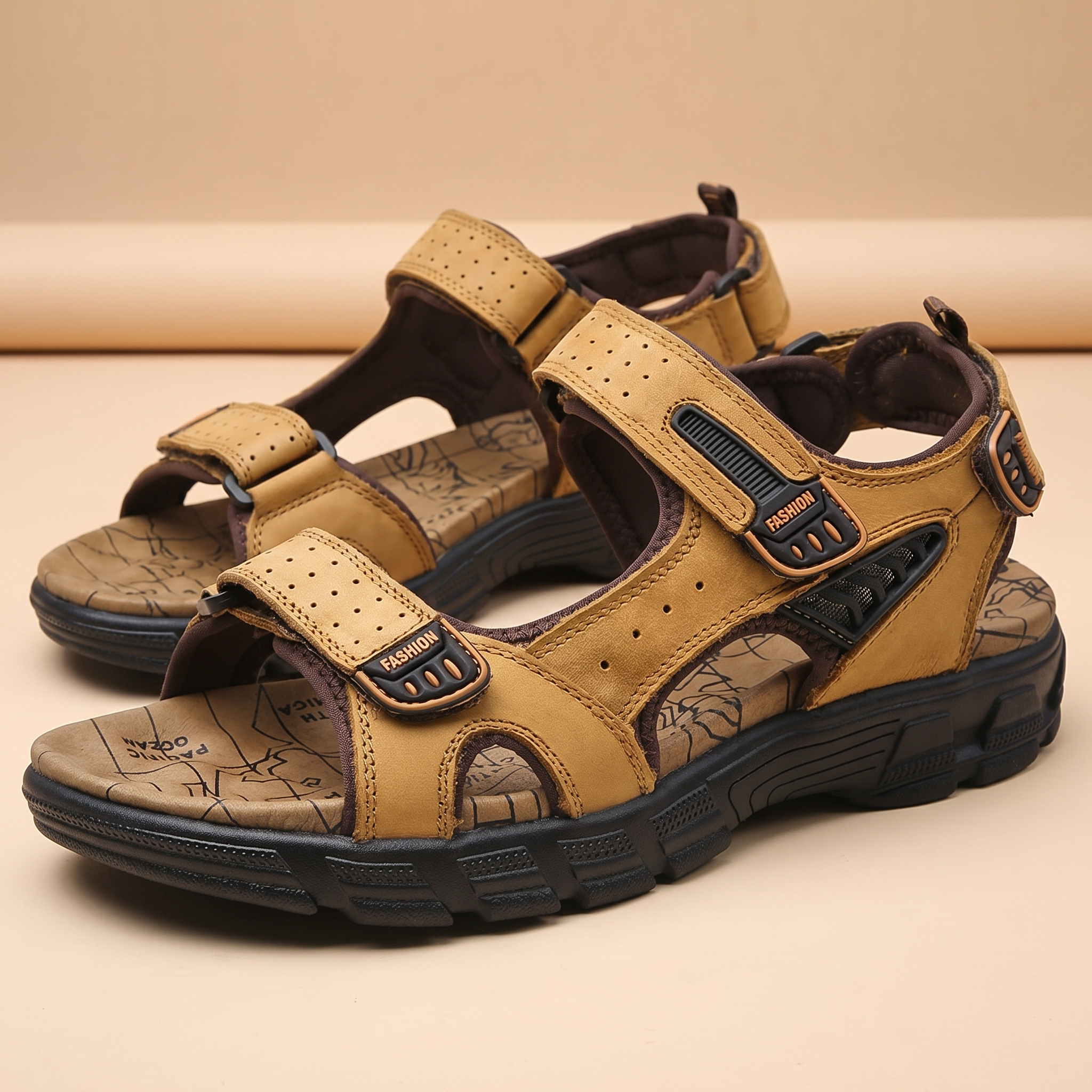 Men's Orthopedic Sandals | Adjustable Straps, Cushioned Sole