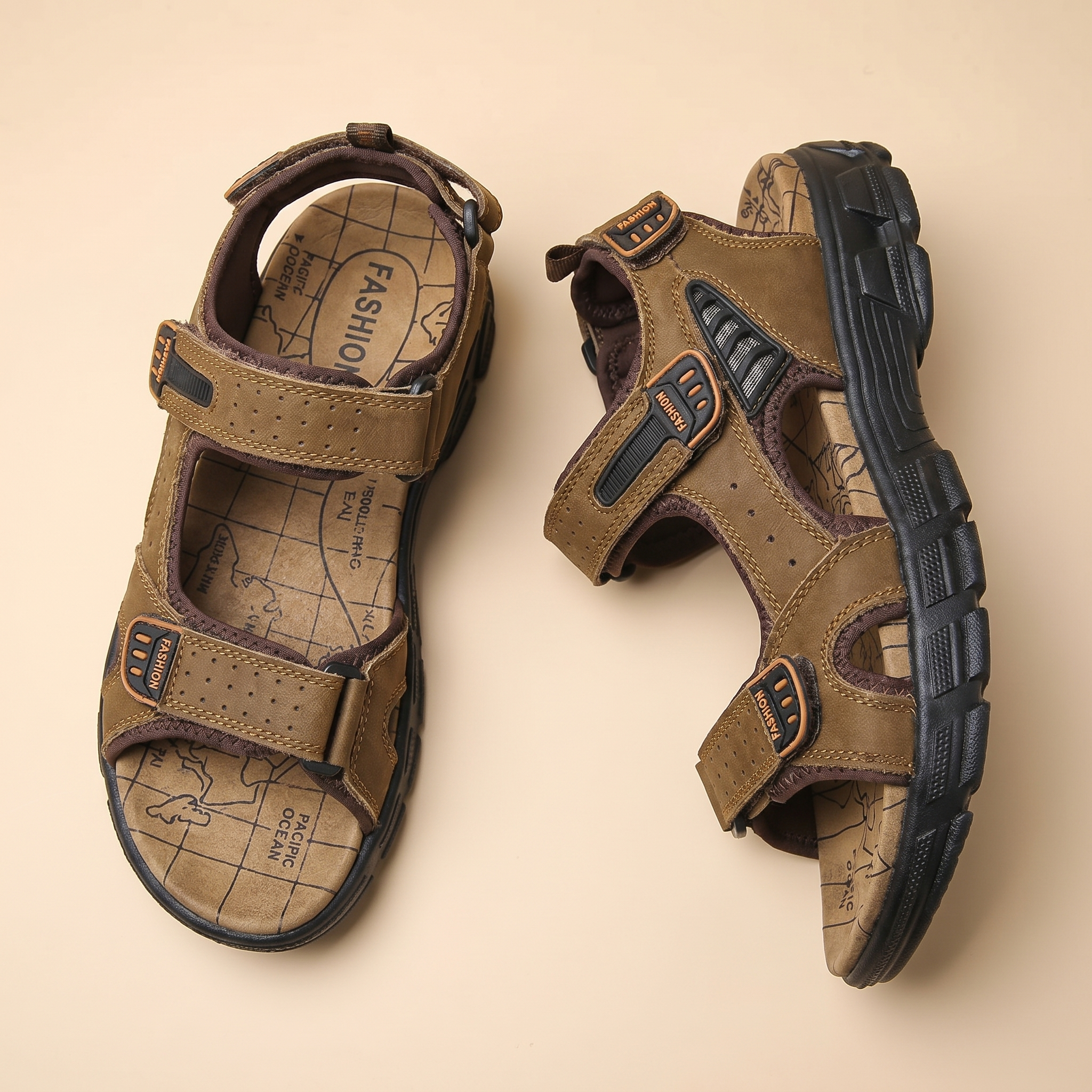 Men's Orthopedic Sandals | Adjustable Straps, Cushioned Sole