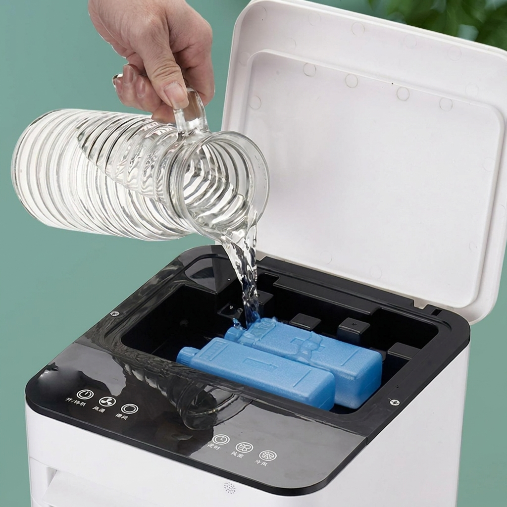 Portable Air Conditioner | Mobile Air Cooler, 4-in-1 | Remote Control, 3 Speeds