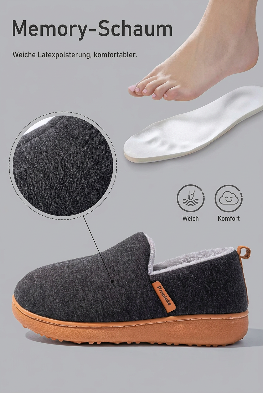 Women's Diabetic Slippers | Warm Plush Lining, Flexible Sole | Orthopaedic