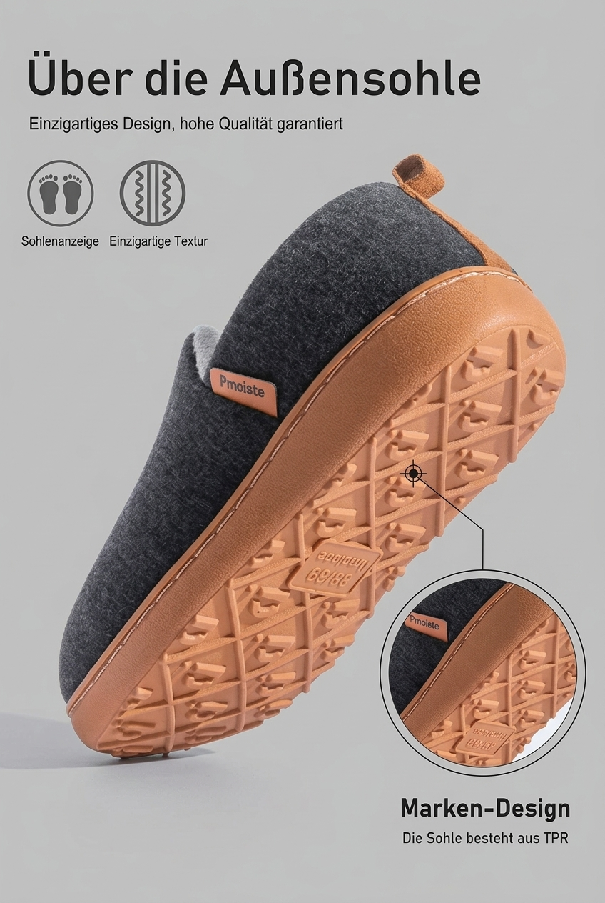 Women's Diabetic Slippers | Warm Plush Lining, Flexible Sole | Orthopaedic