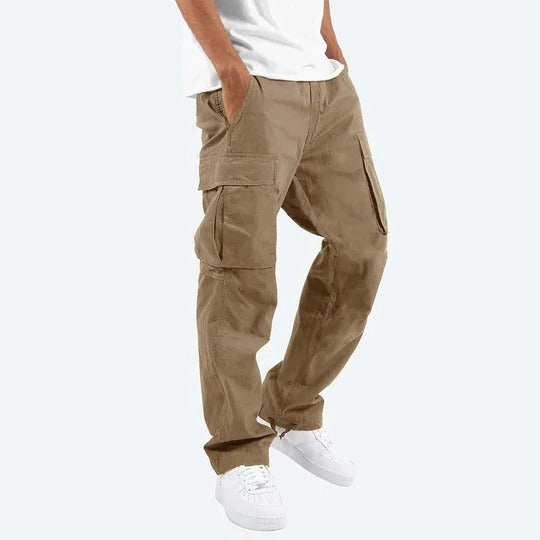 Men's Cargo Pants | Straight Fit, Multiple Pockets
