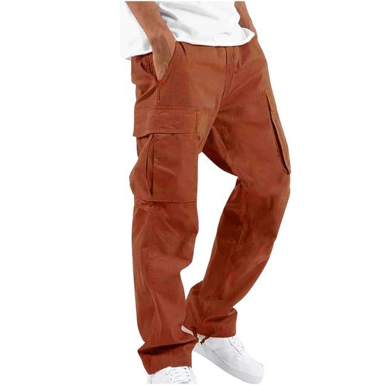 Men's Cargo Pants | Straight Fit, Multiple Pockets