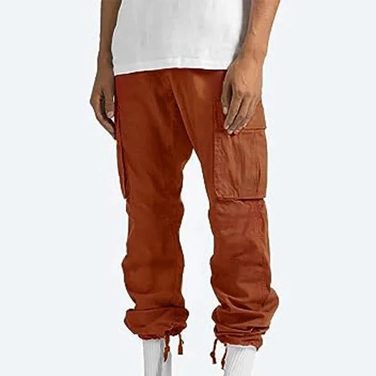 Men's Cargo Pants | Straight Fit, Multiple Pockets