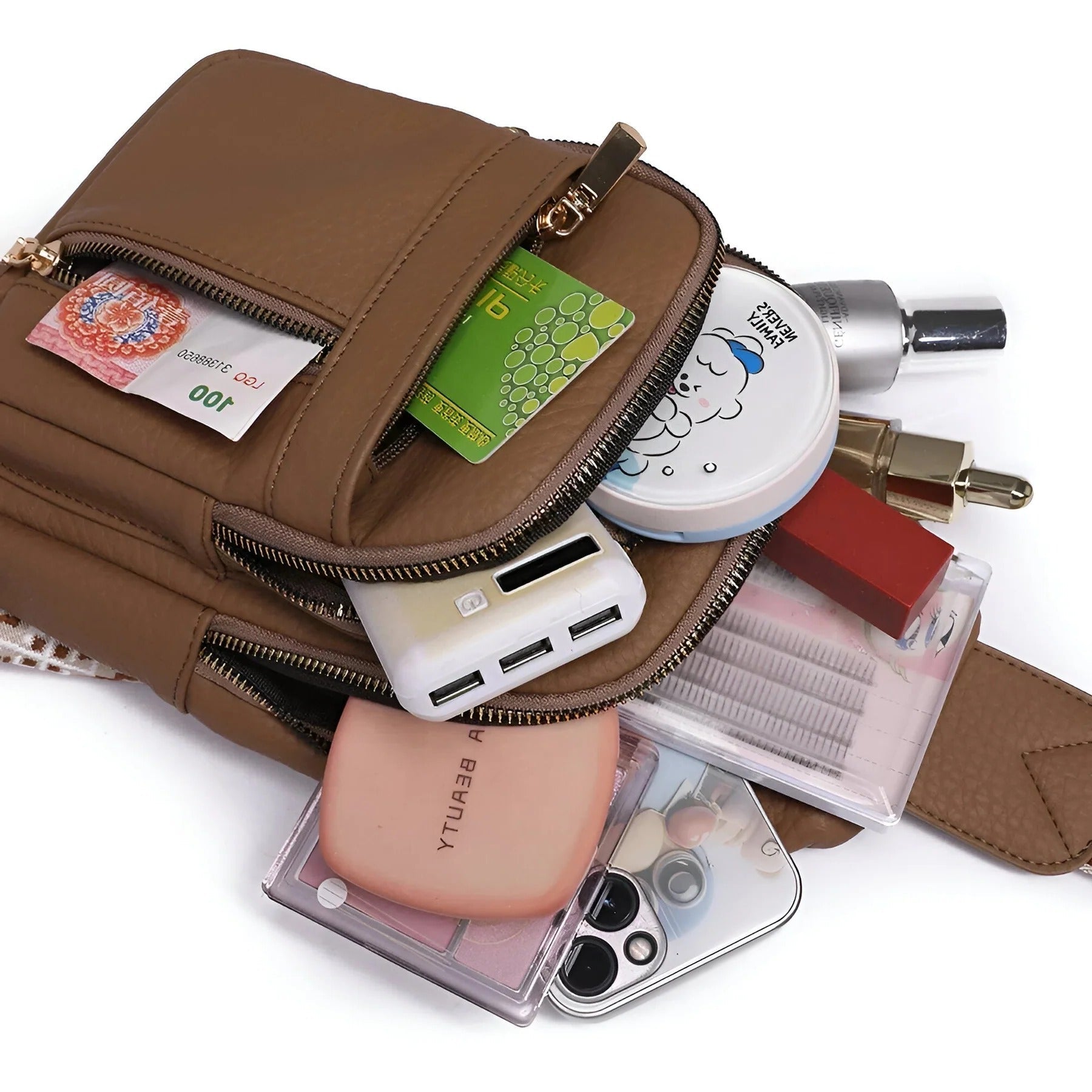 Anti Theft Shoulder Bag | Compact, Water Resistant