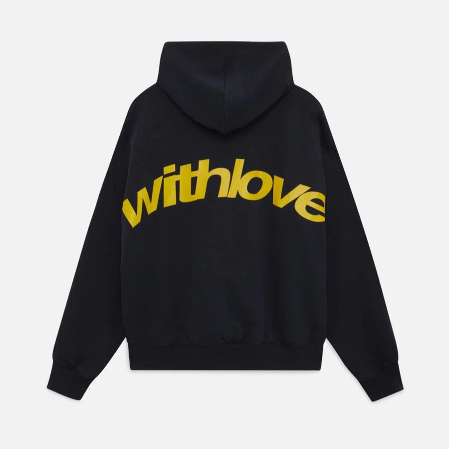 Unisex oversized hoodie sweater relaxed fit with bold front print and adjustable hood