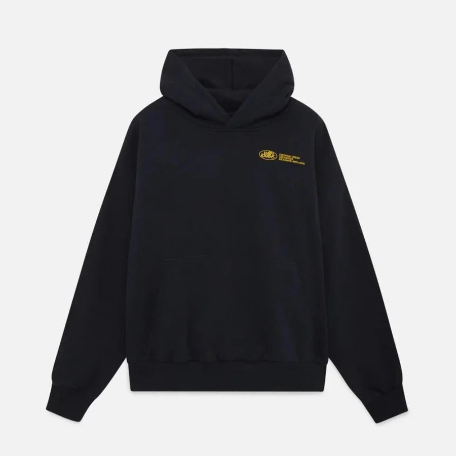 Unisex oversized hoodie sweater relaxed fit with bold front print and adjustable hood