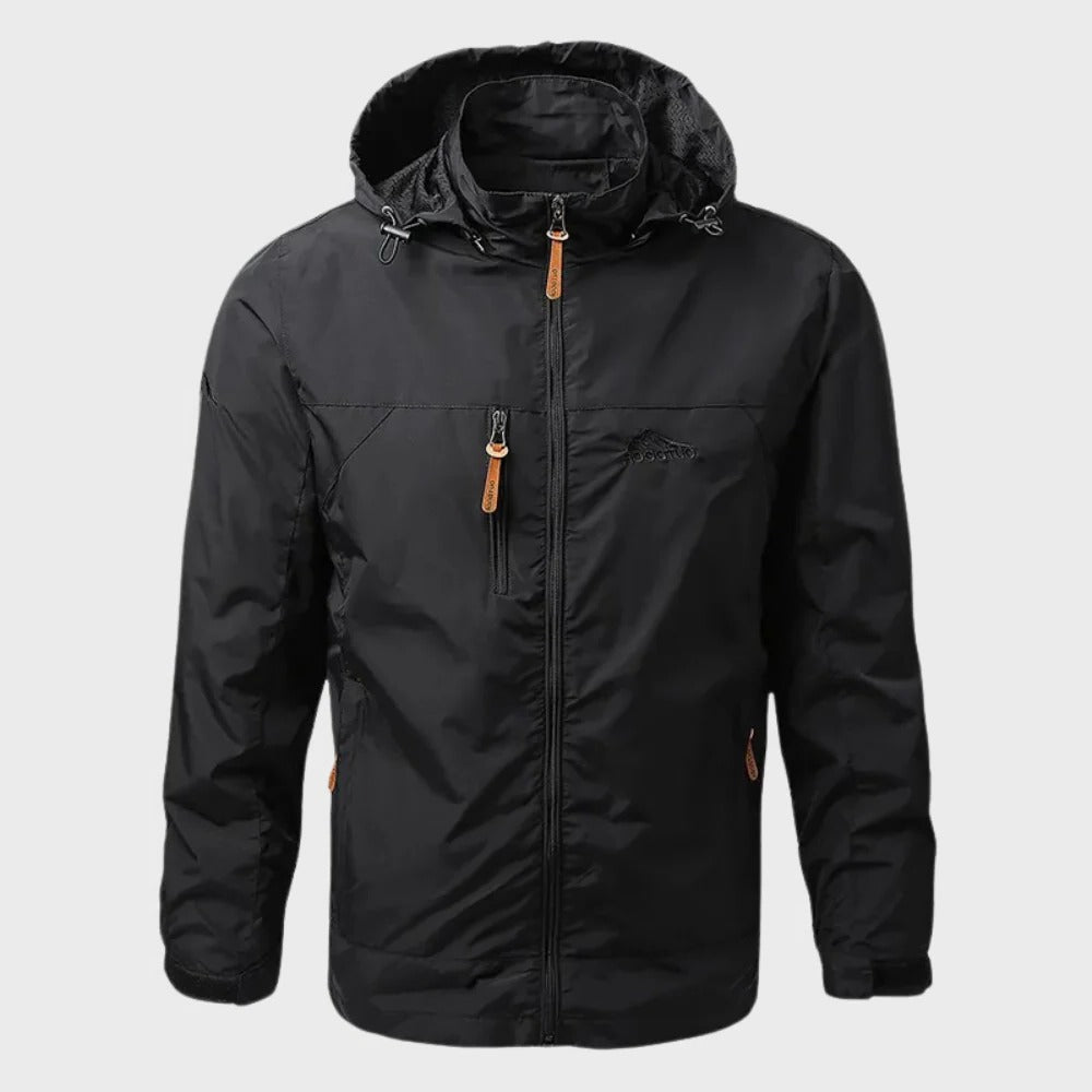 Men's Rain Jacket | Waterproof, Hooded | Five Colors