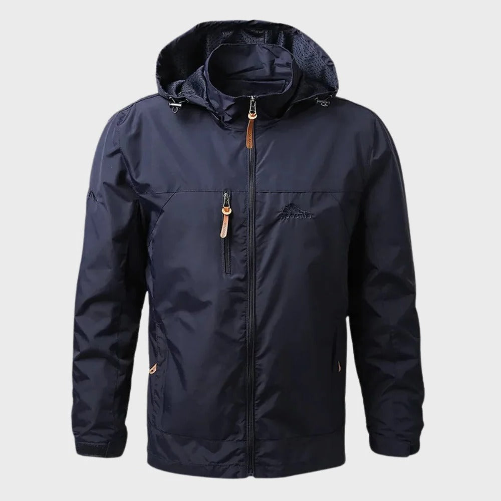 Men's Rain Jacket | Waterproof, Hooded | Five Colors