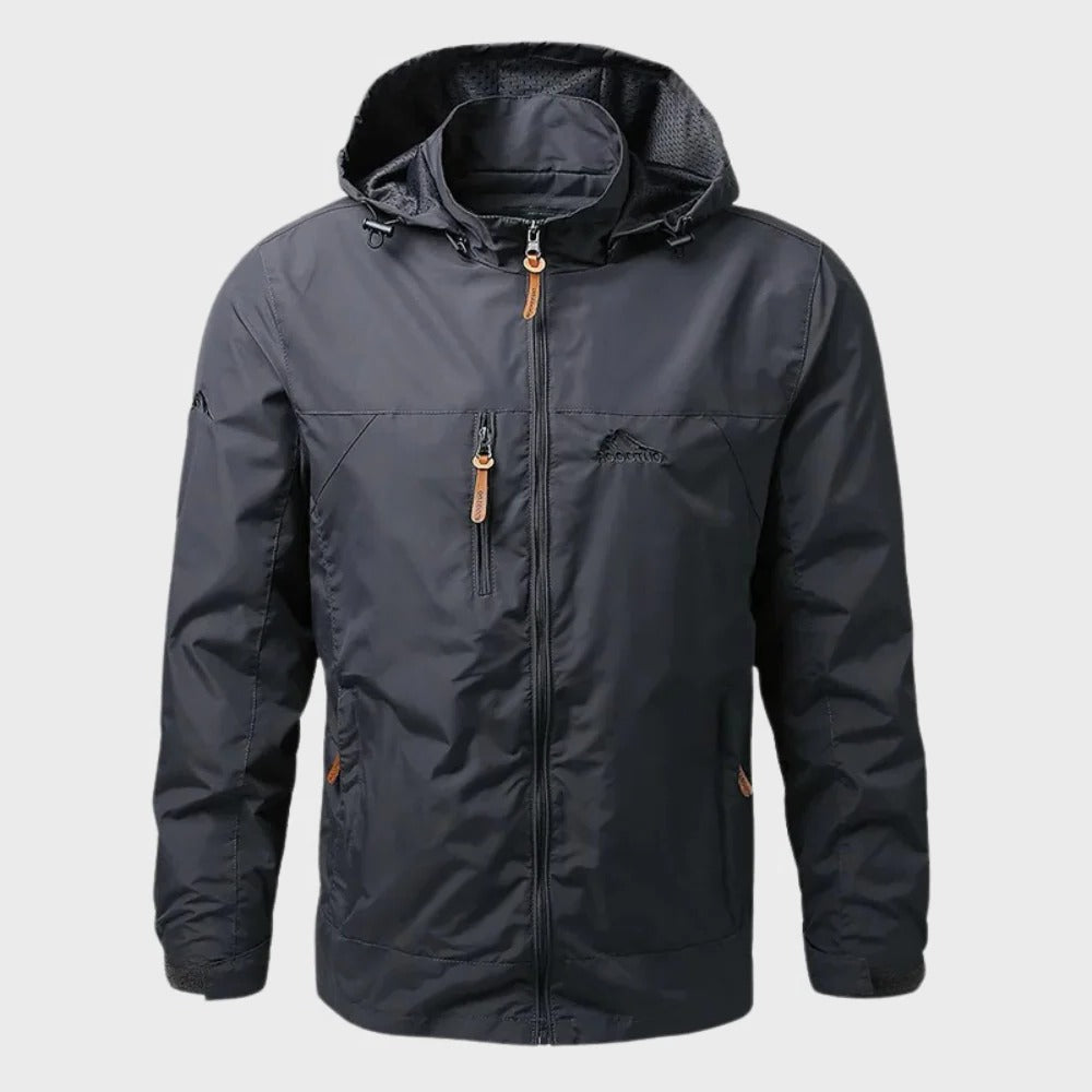 Men's Rain Jacket | Waterproof, Hooded | Five Colors