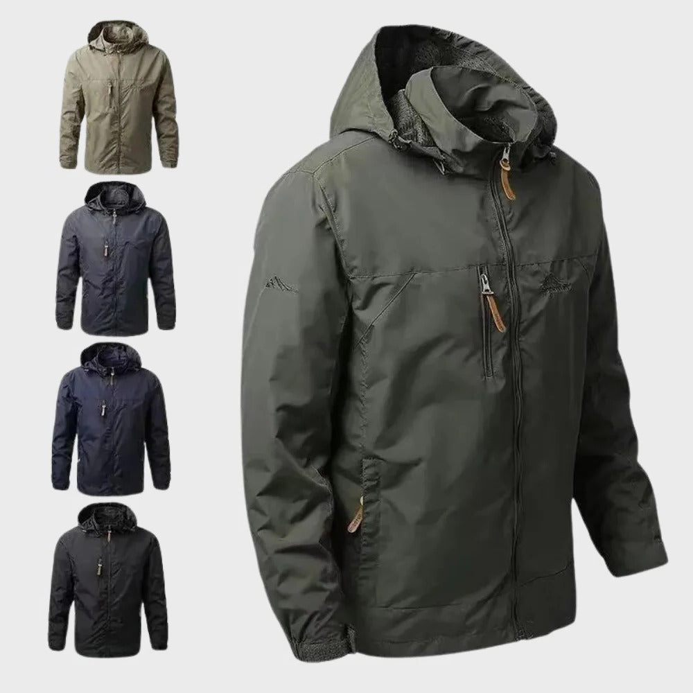 Men's Rain Jacket | Waterproof, Hooded | Five Colors
