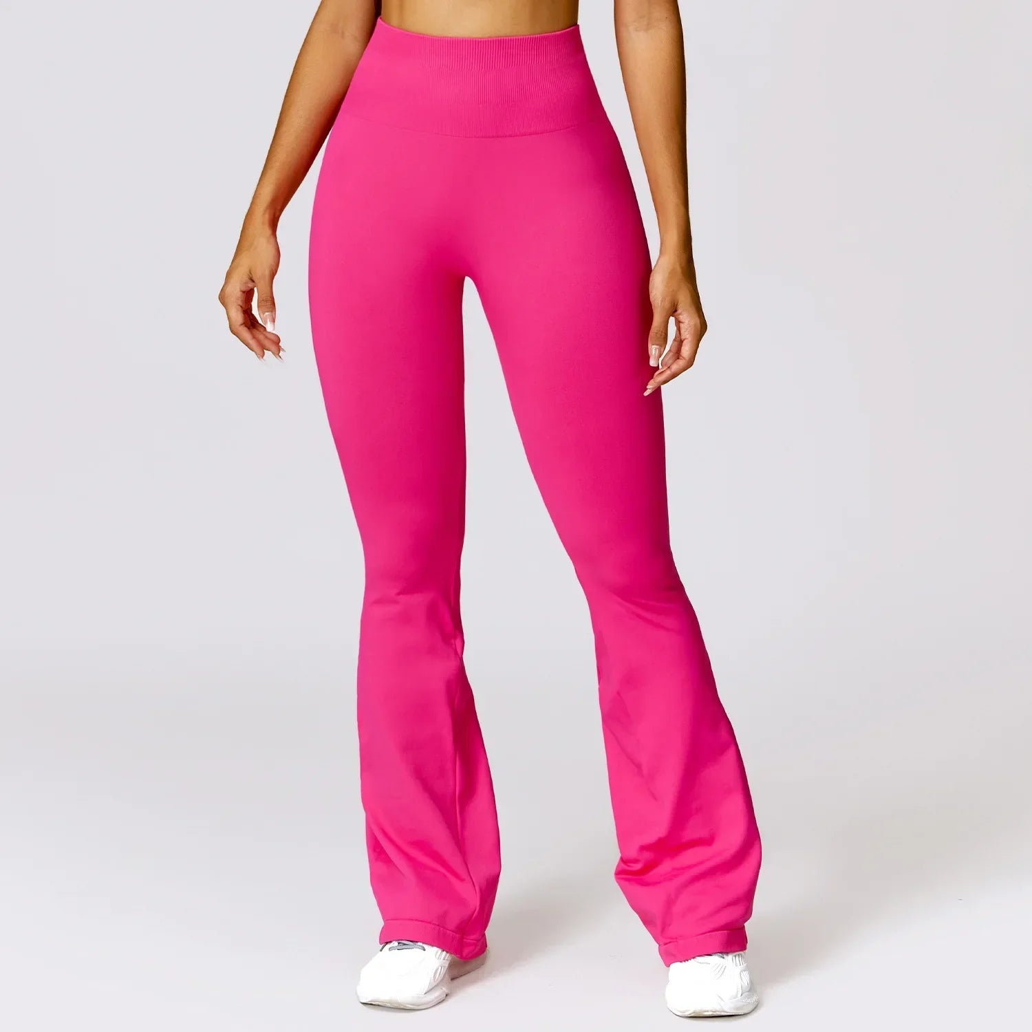 Yoga Leggings | High Waisted, Flare Fit, Seamless | Stretch Activewear
