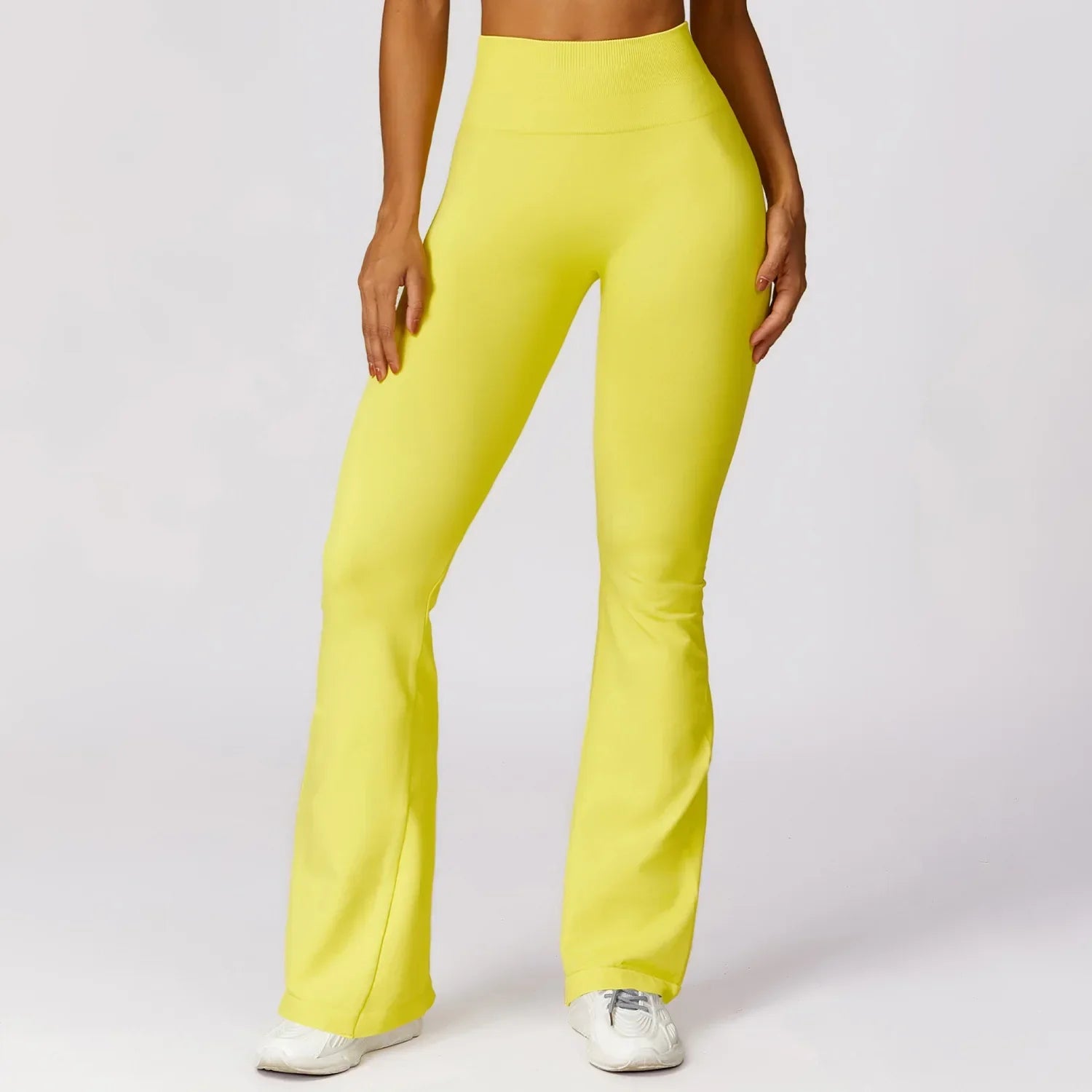 Yoga Leggings | High Waisted, Flare Fit, Seamless | Stretch Activewear