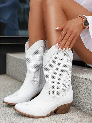 Women's Boots | Mid-Calf, Zip Closure | Casual