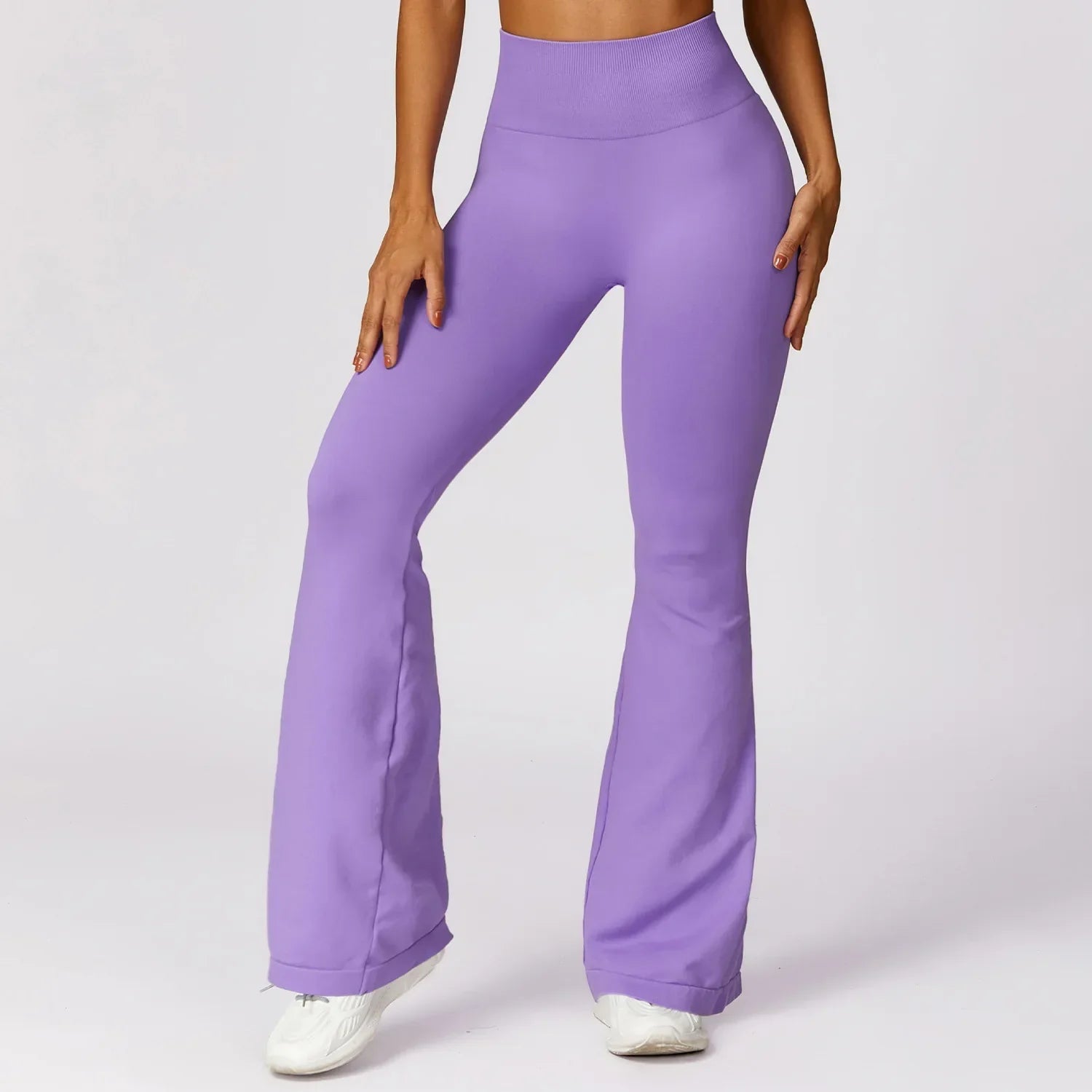 Yoga Leggings | High Waisted, Flare Fit, Seamless | Stretch Activewear