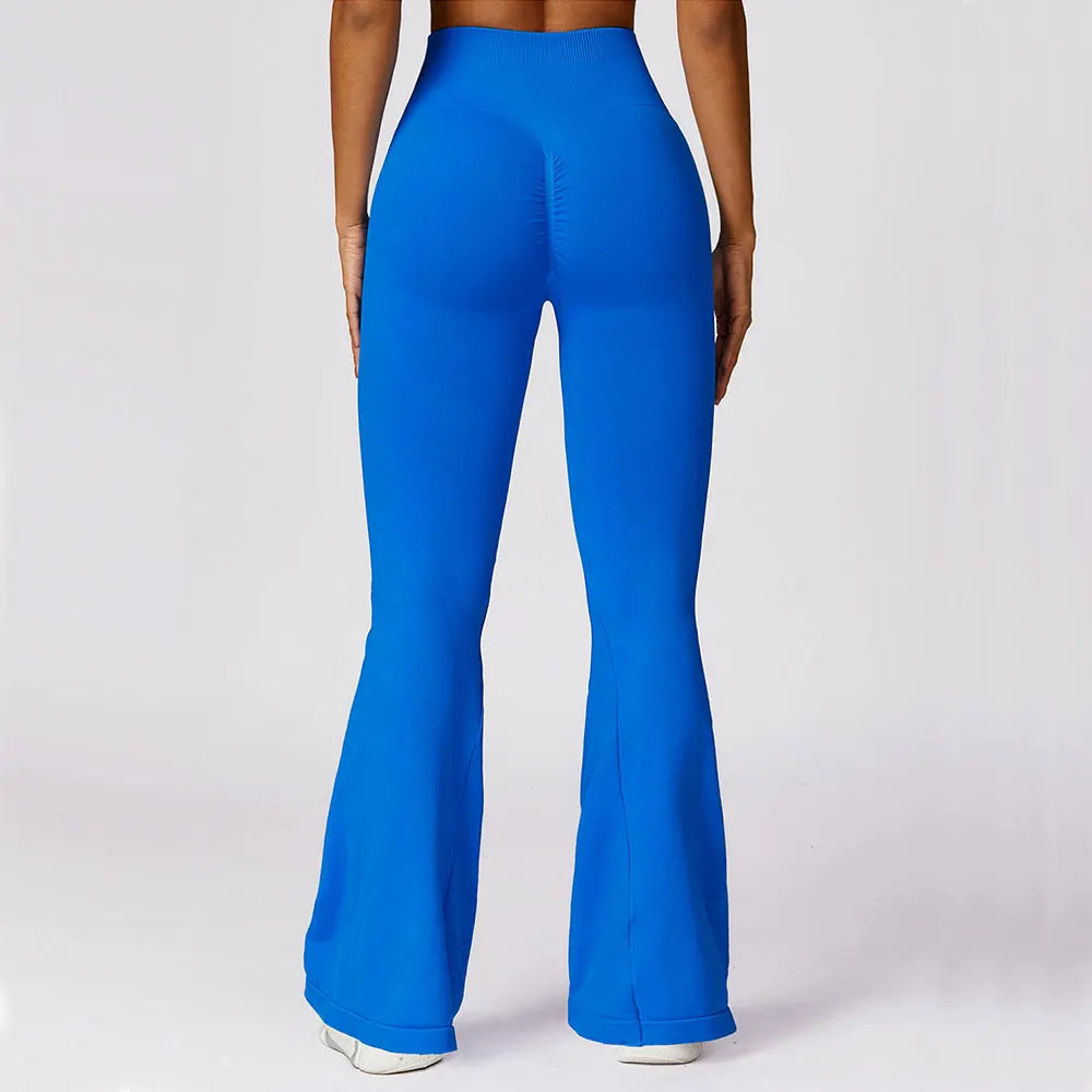 Yoga Leggings | High Waisted, Flare Fit, Seamless | Stretch Activewear
