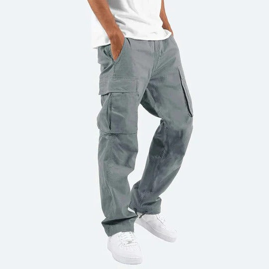 Men's Cargo Pants | Straight Fit, Multiple Pockets