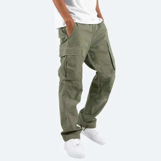 Men's Cargo Pants | Straight Fit, Multiple Pockets