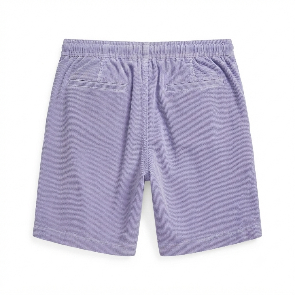 Men's Casual Shorts | Corduroy Fabric, Elastic Waist | Relaxed Fit