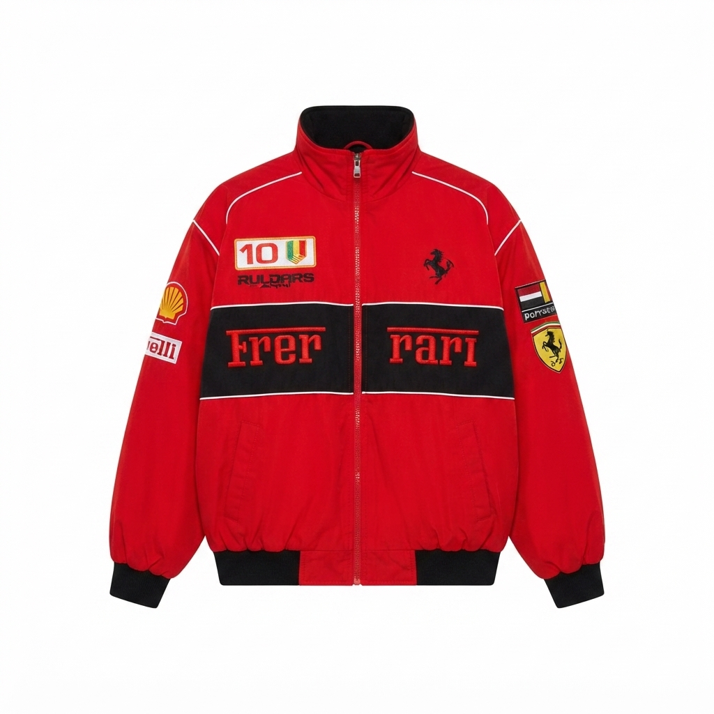 Women's Oversized Racing Jacket Streetwear