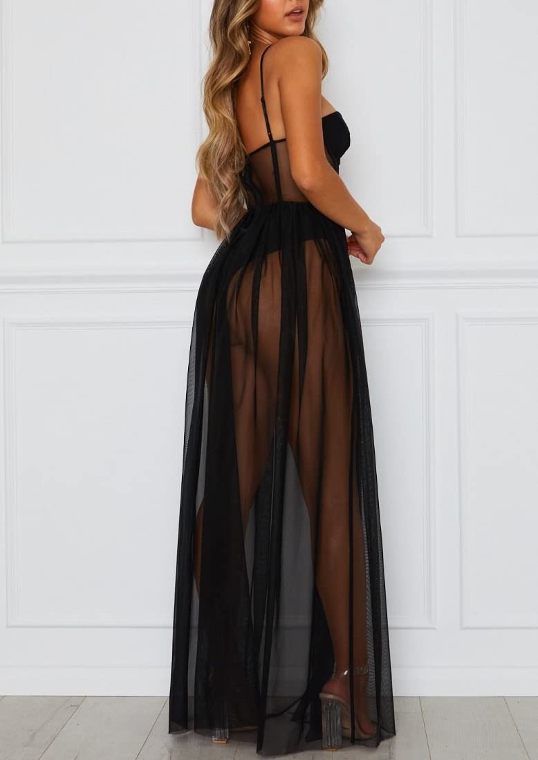 Lace Maxi Dress | Vintage style, sleeveless design | Elegant, slim fit