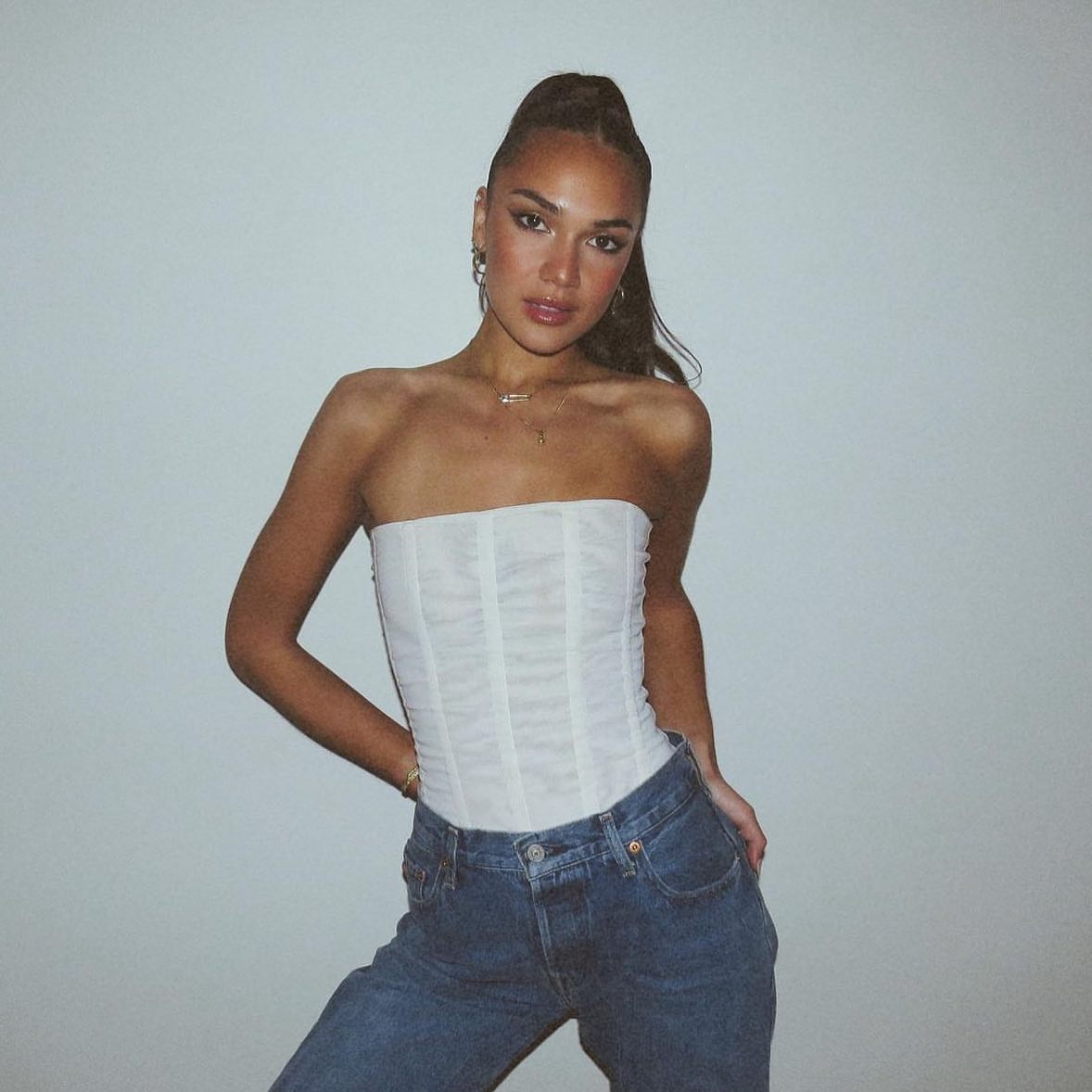 Women's Corset Top | Strapless, Body-Hugging Top