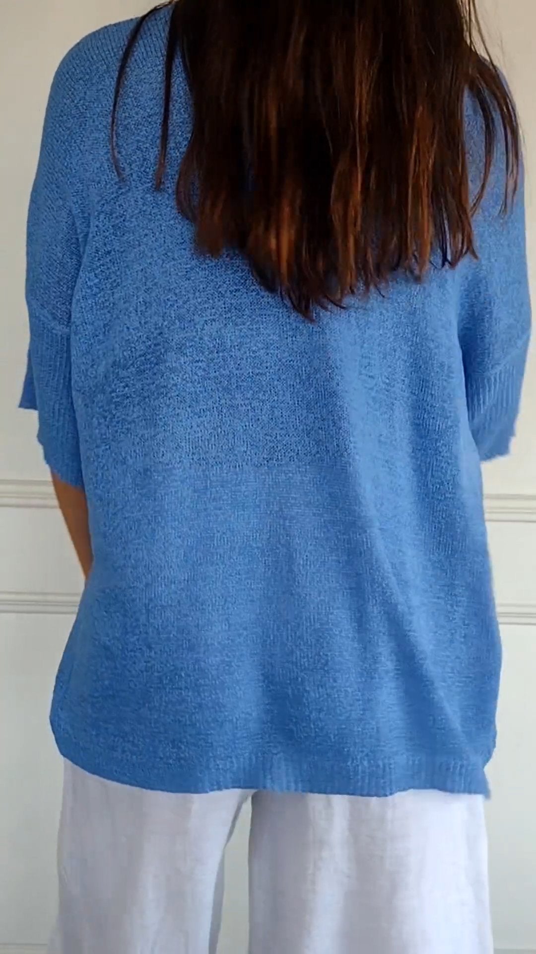 Women's Sweater | V-Neck, Long Sleeve | Breathable Knit