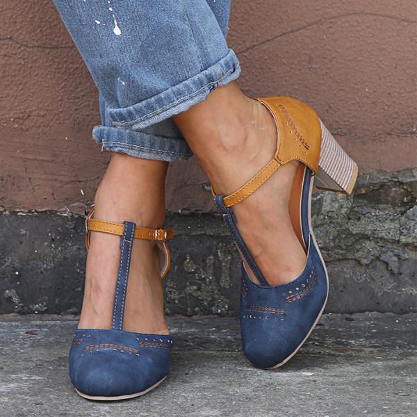 Women's orthopedic shoes with cushioned sole and wide heel for maximum comfort