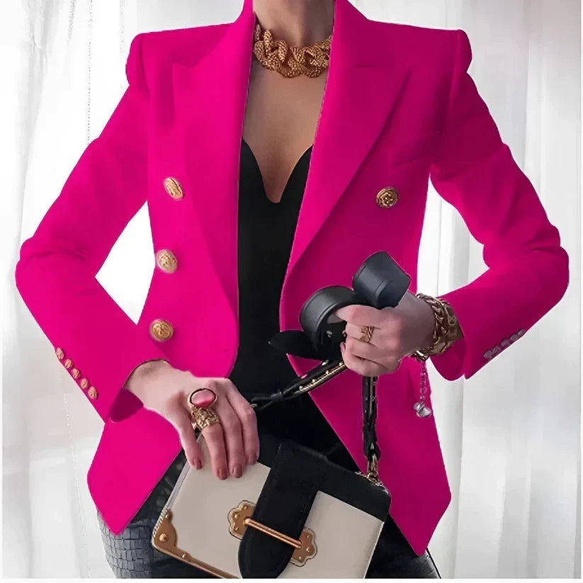 Women's Blazer | Structured Shoulders, Single Breasted