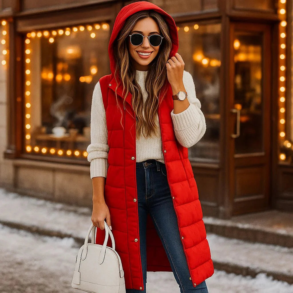 Teresa Lang Gilet - Stylish Comfort - Durable Quality
