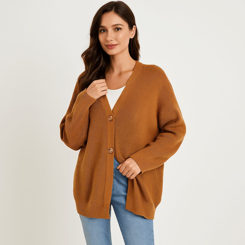 Cocoon - Soft Lightweight - Knit - Elegant Cardigan