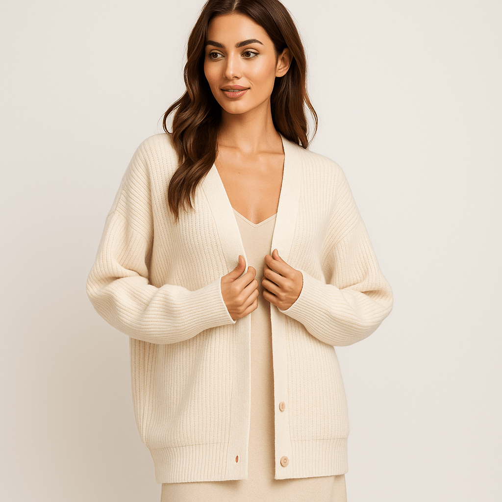 Cocoon - Soft Lightweight - Knit - Elegant Cardigan