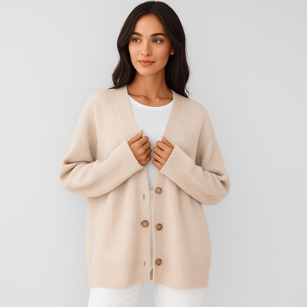 Cocoon - Soft Lightweight - Knit - Elegant Cardigan