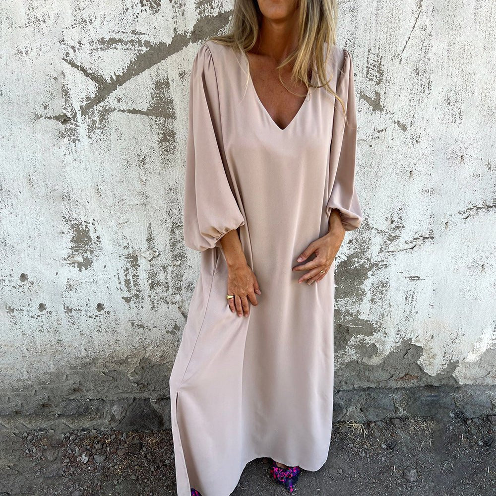 Maxi Dress with Pockets | Cotton, Flowing | Women