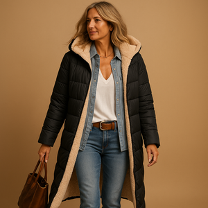 Women’s Winter Coat | Long, Modern Fit | Warm, Elegant Everyday Style