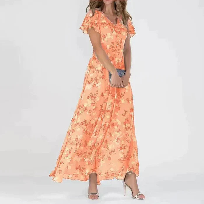 Summer Maxi Dress | Floral Print, Lightweight | Women