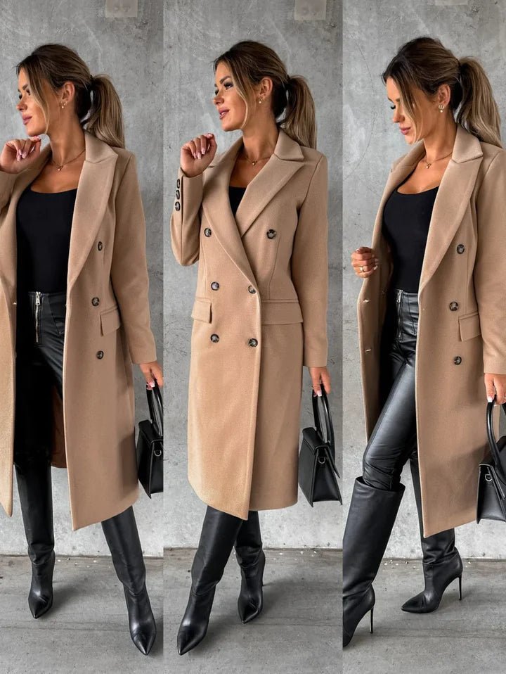 Laura - Long Winter Coat - Stylish - Warm - Comfortable