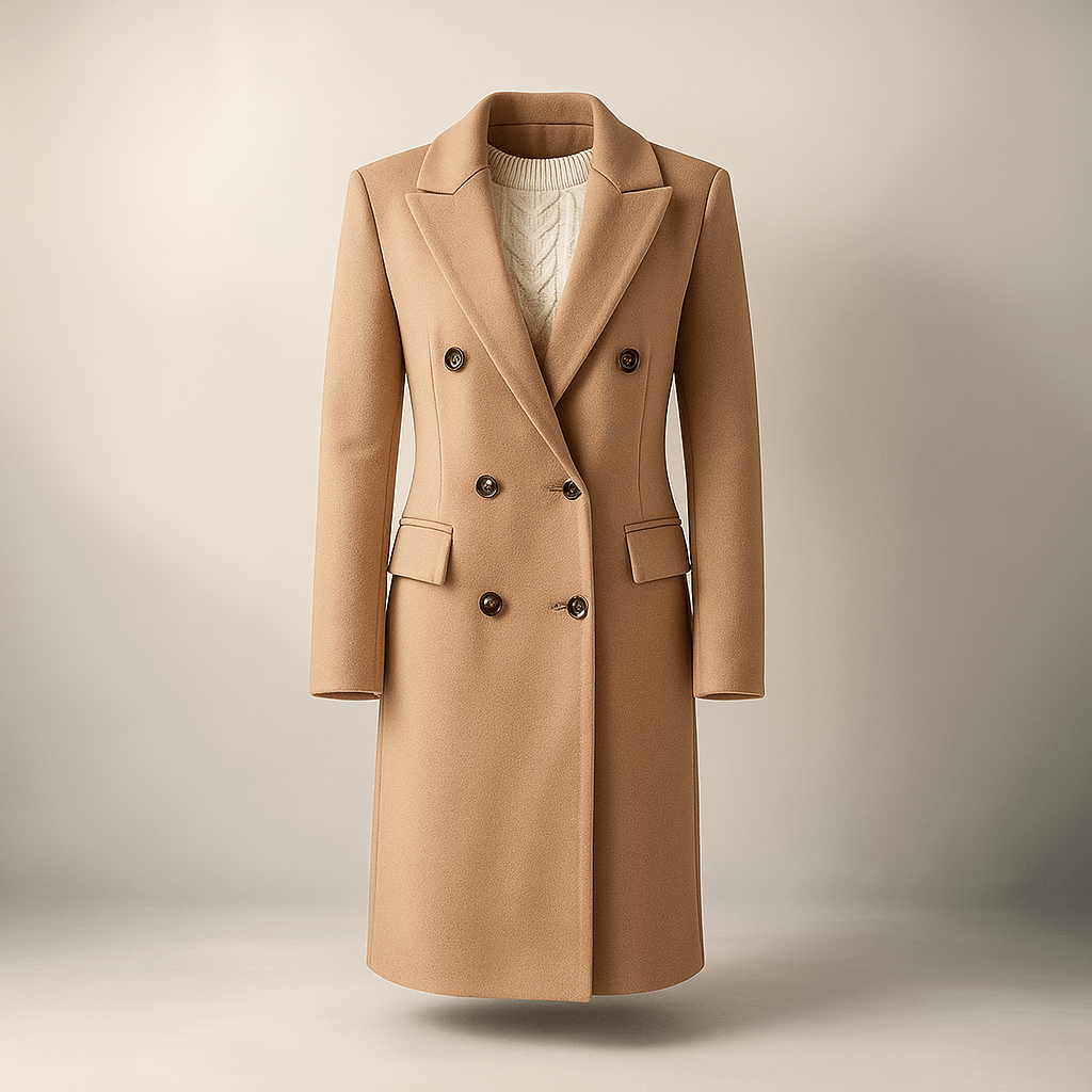 Laura - Long Winter Coat - Stylish - Warm - Comfortable