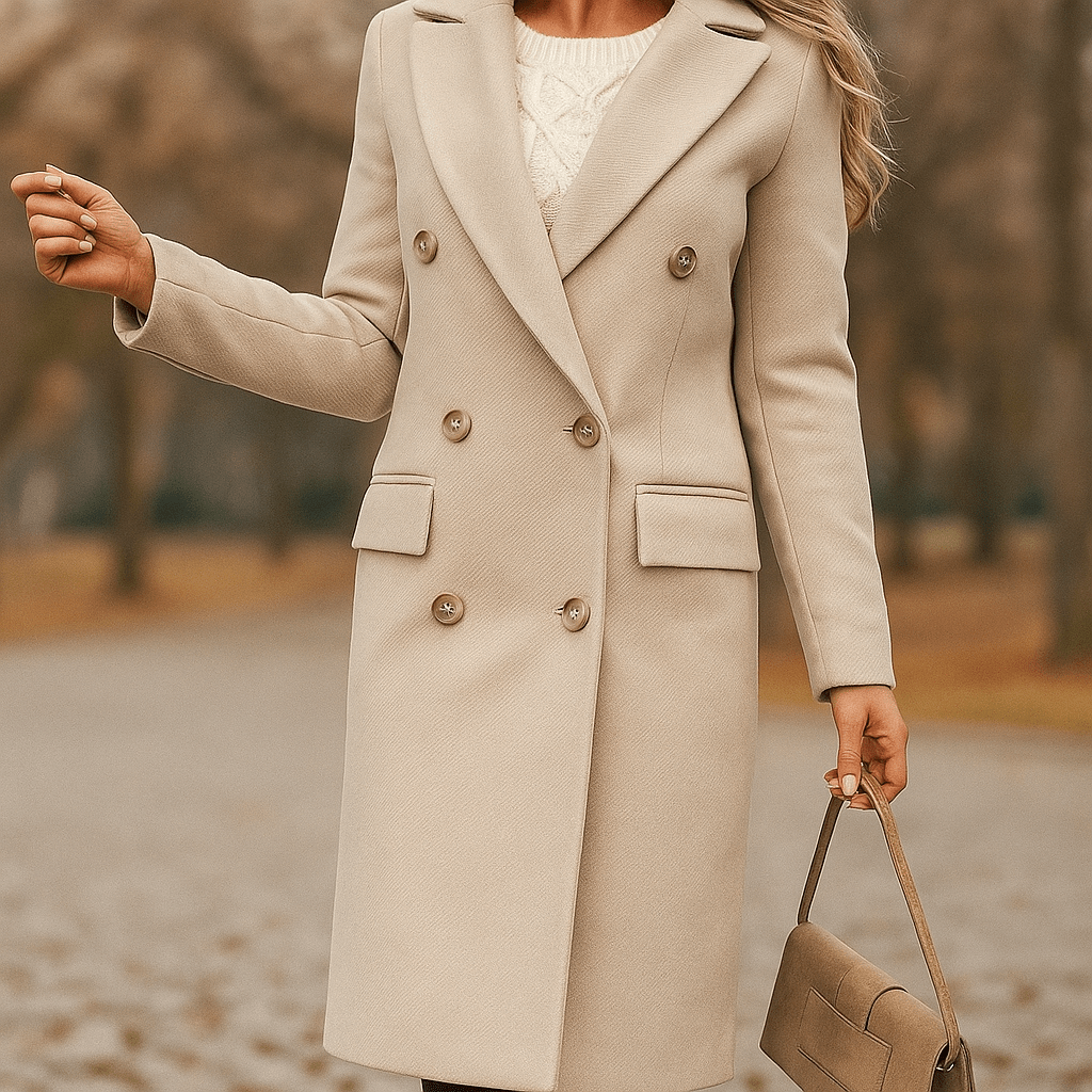 Laura - Long Winter Coat - Stylish - Warm - Comfortable
