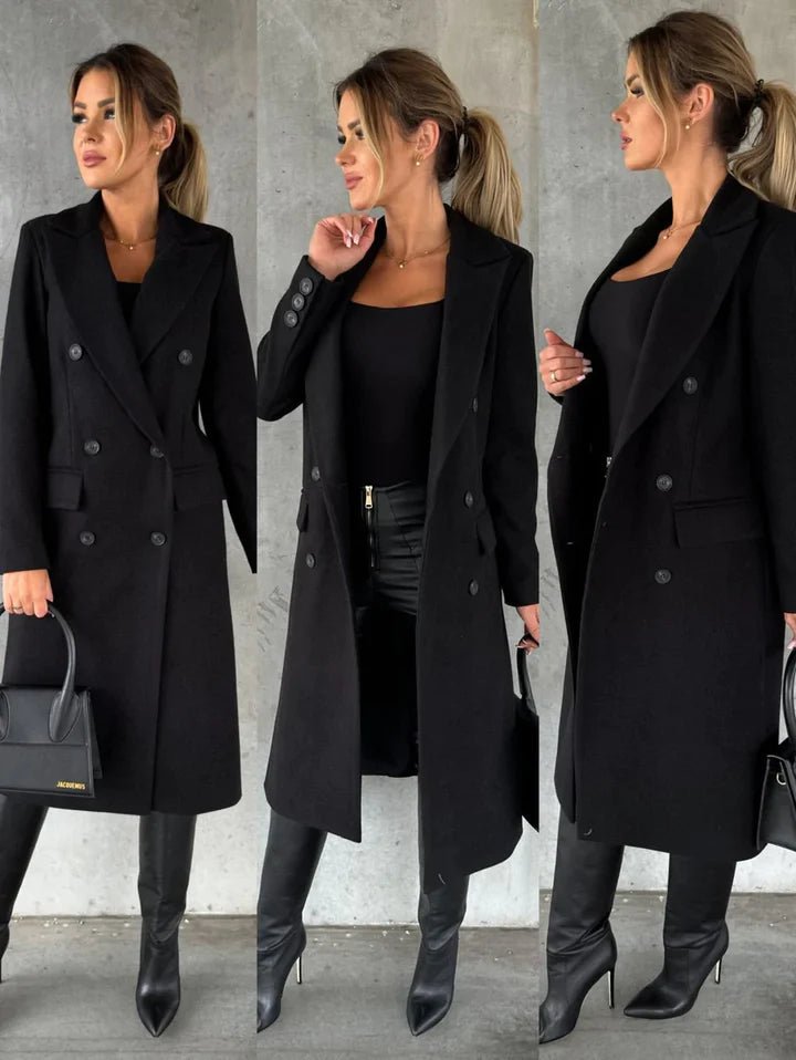 Laura - Long Winter Coat - Stylish - Warm - Comfortable