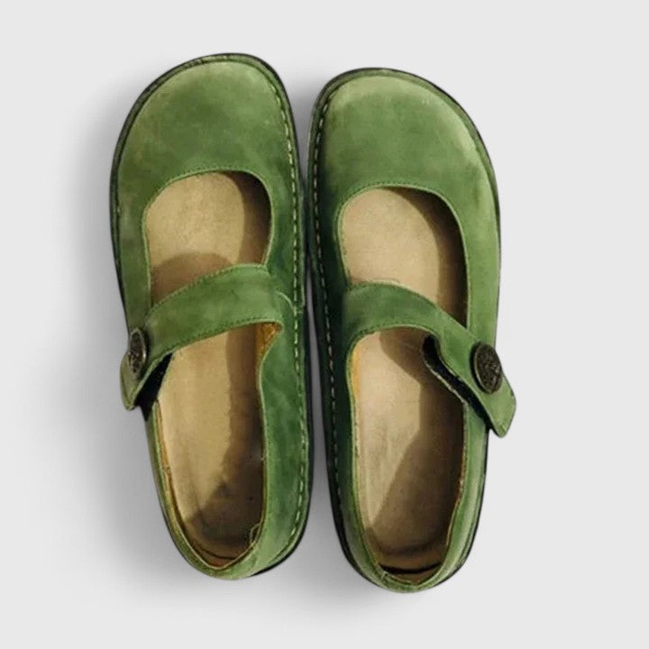 Women Leather Mary Jane Orthopedic Shoes