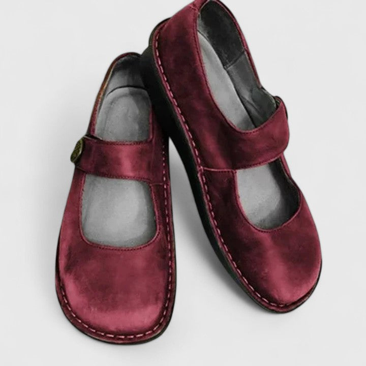 Women Leather Mary Jane Orthopedic Shoes