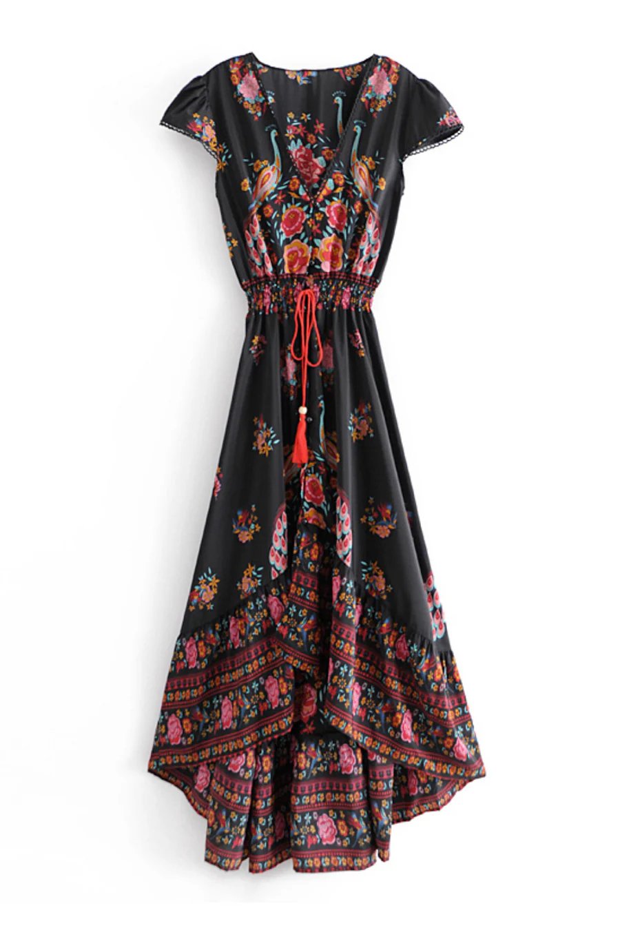 Maxi Evening Dress | Floral Boho, Flowy Style | Summer Wear