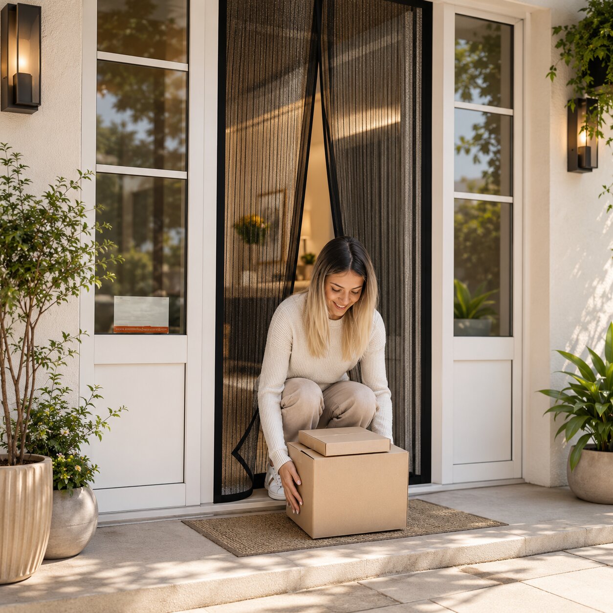 Jolie | Insect Protection for Doors | Magnetic Curtain