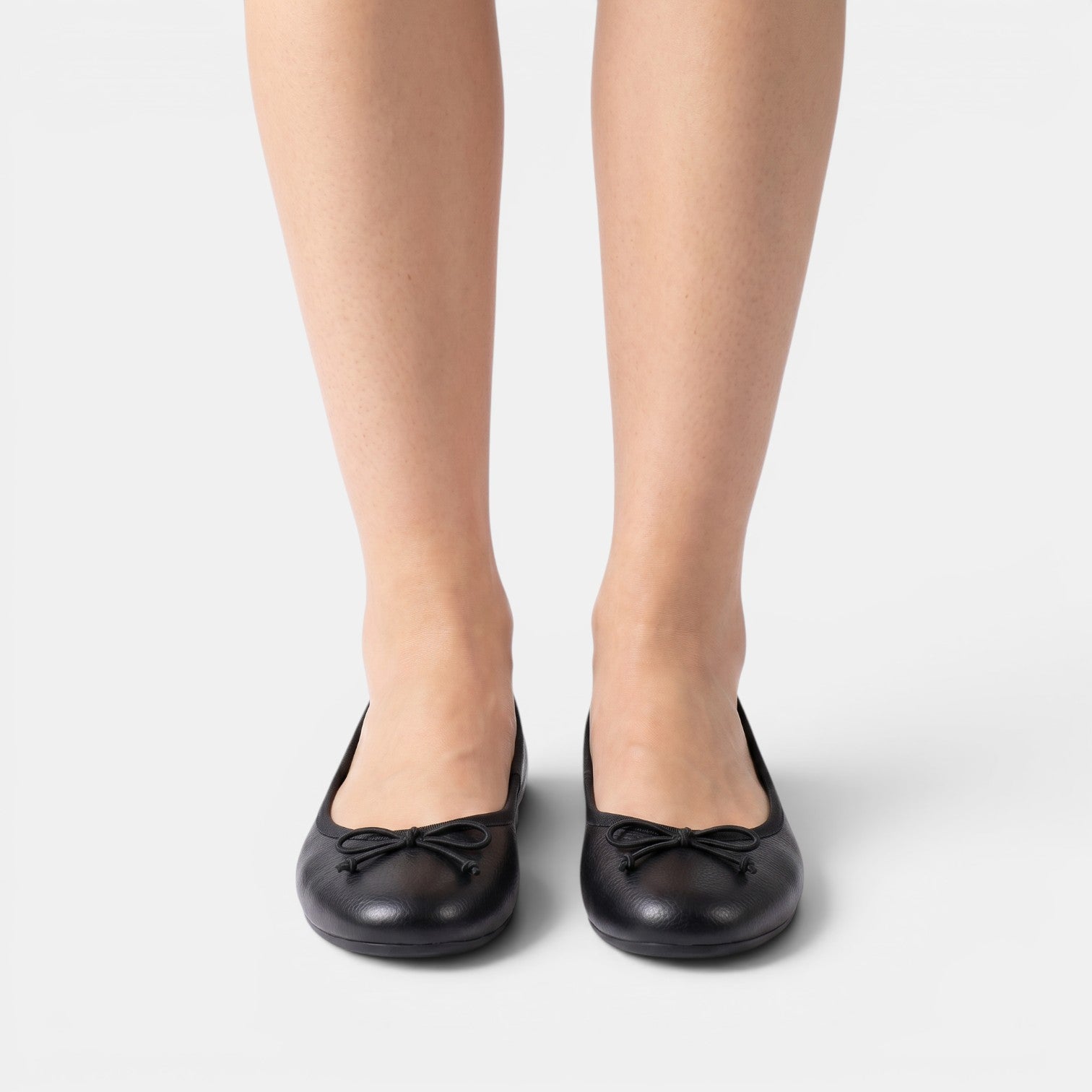Women's Ballerina Flats | Black, Bow Detail | Comfortable Daily
