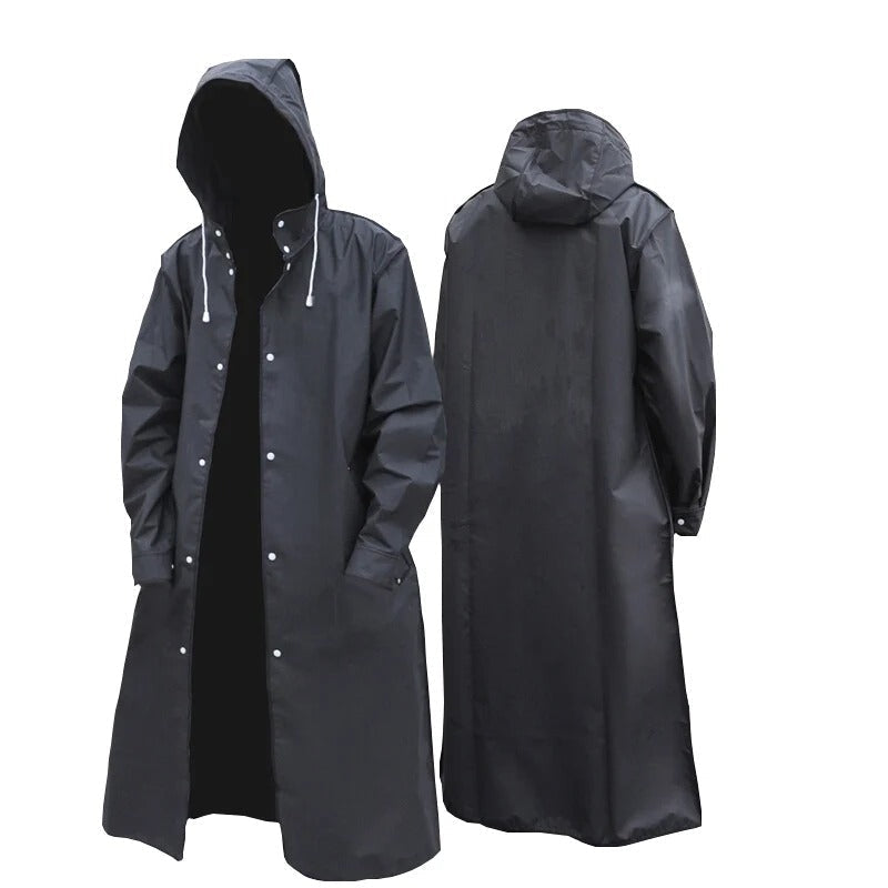 Rain Jacket | Black, Waterproof, Unisex