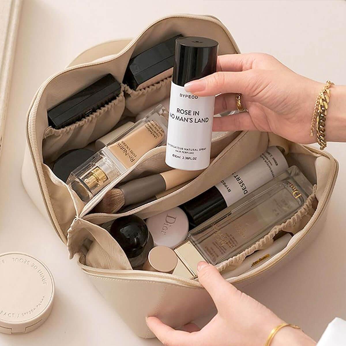 Makeup Bag | Travel Organizer, Cosmetic Storage | Portable Pouch