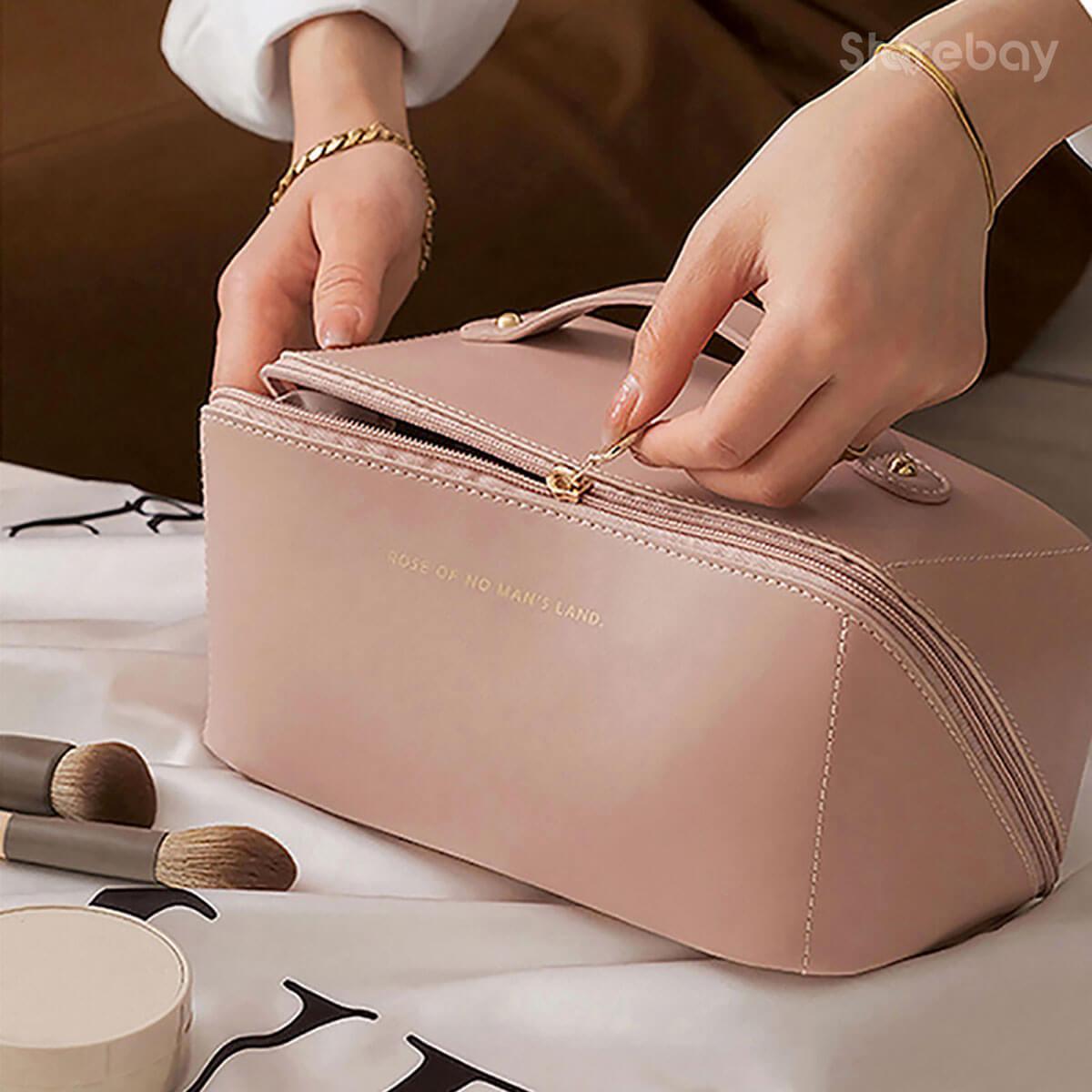 Makeup Bag | Travel Organizer, Cosmetic Storage | Portable Pouch