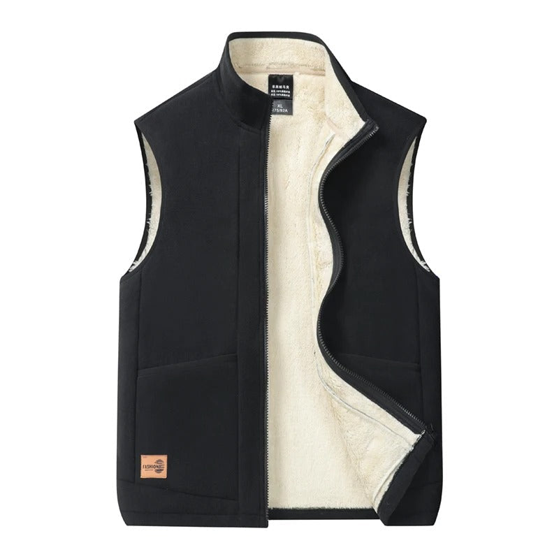 Men's Vest | Full Zip, Acrylic Blend | Transition Season