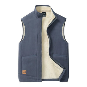 Men's Vest | Full Zip, Acrylic Blend | Transition Season